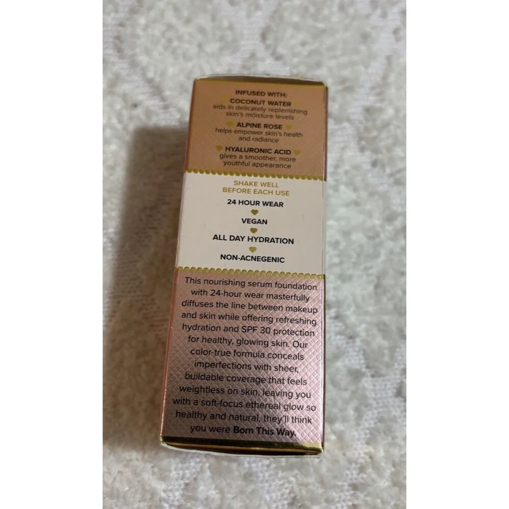 Too Faced Born This Way Healthy Glow Moisturizing Skin Tint SPF 30. Color Chai